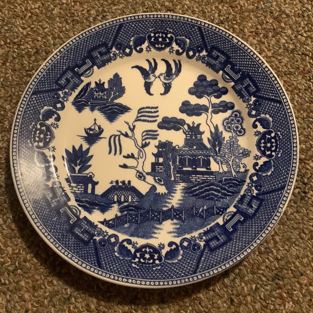 Cute vintage plate mad in Japan
